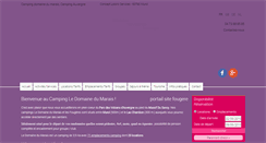 Desktop Screenshot of domaine-du-marais.com